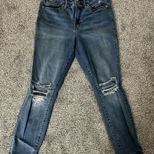 Good American Distressed Jeans